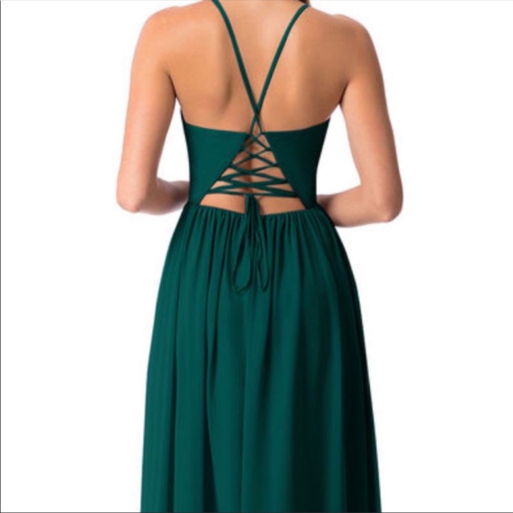 Pine Green Bride’s Maid dress